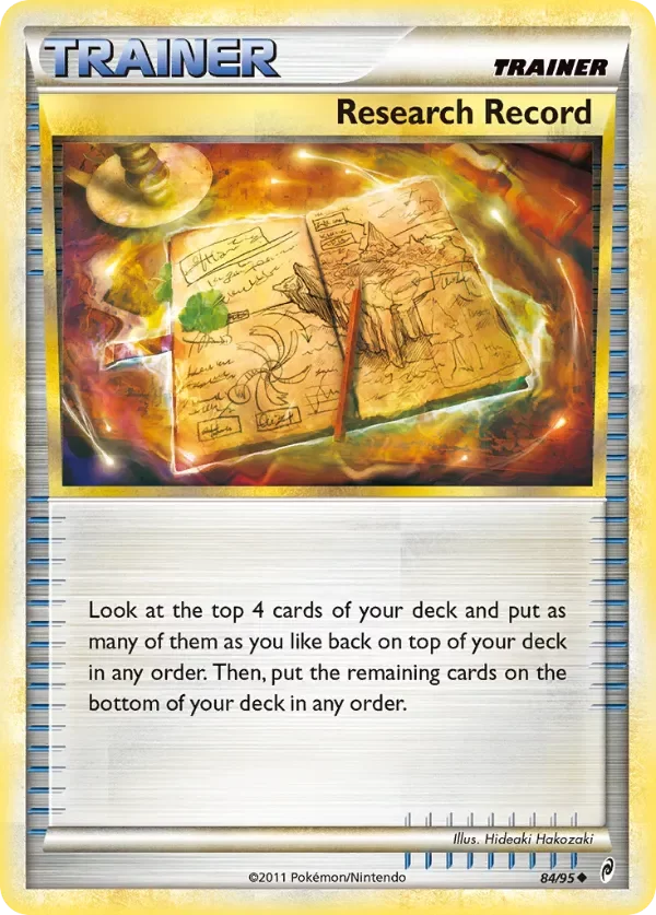 Producto - Research Record 84/95 HeartGold and SoulSilver: Call of Legends