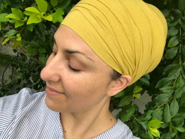 Producto - Turbante mostaza