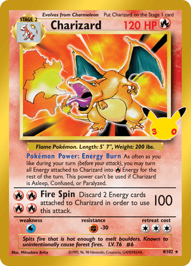 Producto - Charizard 137/103 (30th Celebration)