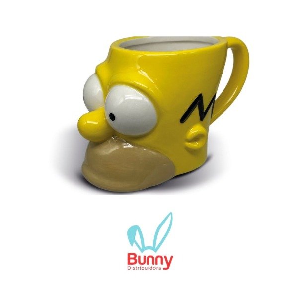 Producto - STOR - TAZA CERAMICA 3D LOS SIMPSONS HOMERO 414ML