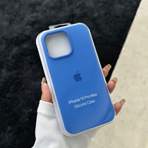 Producto - FUNDA SILICONA IPH COLOR AZUL FRANCIA