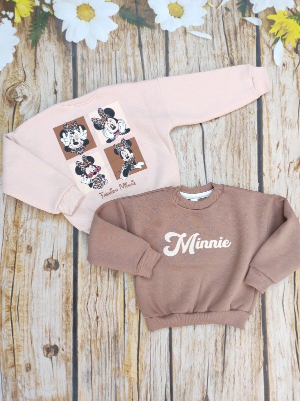 Producto - Nuevo Buzo Minnie Rosa y Chocolate