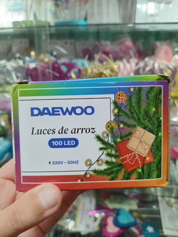 Producto - GUIRNALDA ARROS DAEWOO 100 LUCES 3.50 M. CALIDA MUTICOLOR