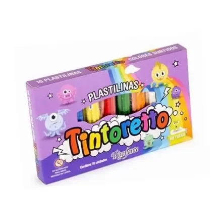 Producto - Plastilina Tintoretto x10 unidades surtidas