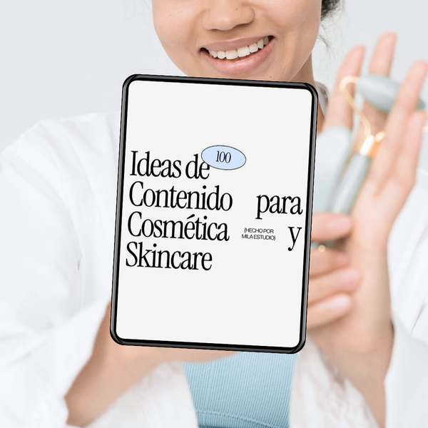 Producto - Ebook ideas - Cosmetica y Skincare