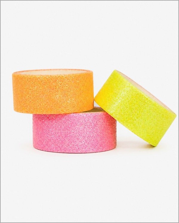 Producto - WASHI TAPE SET X3 "GLITTER" (CALIDO)