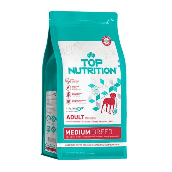 Producto - Top Nutrition Adulto Medium x 15kg