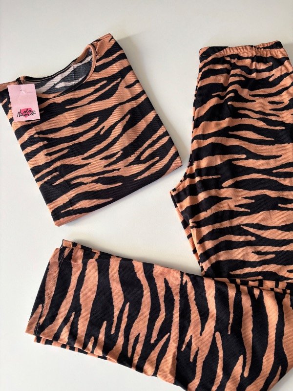 Producto - PIJAMA MANGAS CORTAS CEBRA - 1
