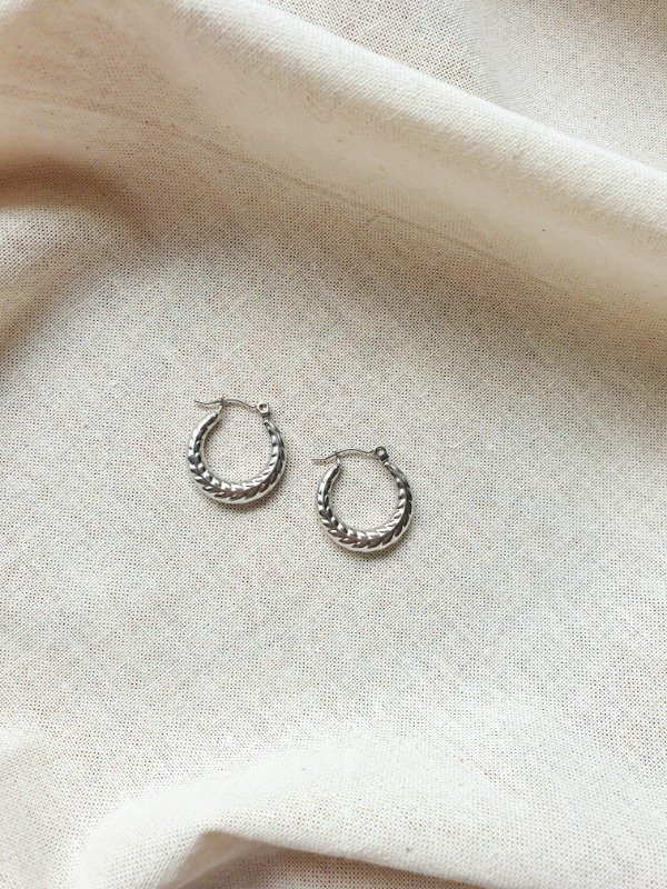 Producto - Argollas addie silver