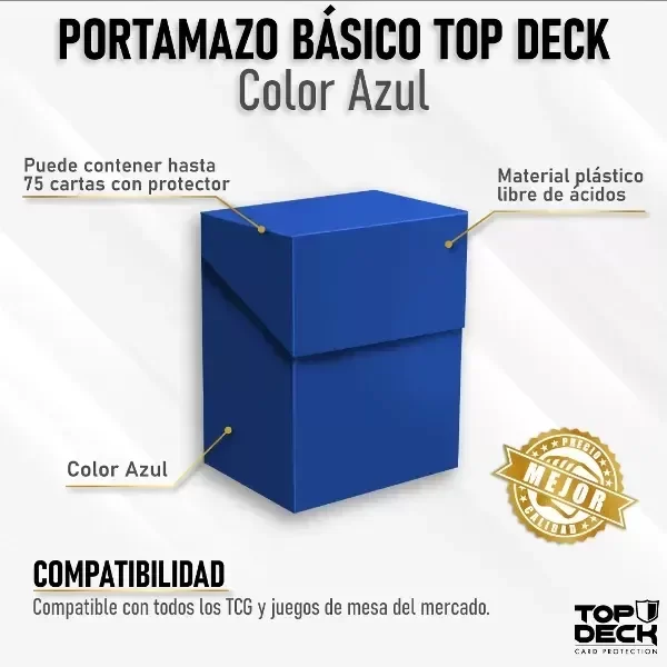 Producto - Top deck - Deckbox esencial 75 Azul