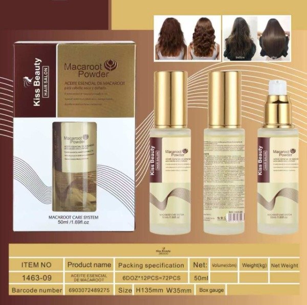 Producto - ACEITE ESENCIA MACAROOT KISS BEAUTY KA1463