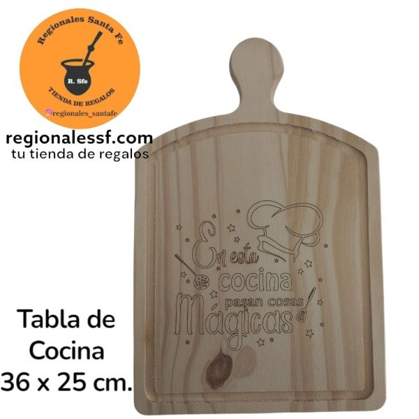 Producto - Tabla de cocina con mango