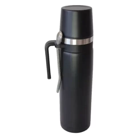 Producto - Termo de acero con pico rebatible + bombilla 1 ltr