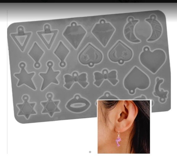 Producto - molde pendiente chico surtido /delfin