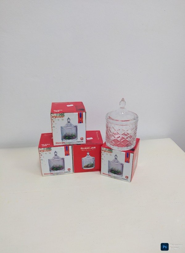 Producto - Caramelera de vidrio labrada
