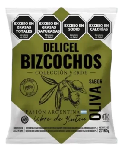 Producto - BIZCOCHOS SABOR OLIVA SIN TAC - DELICEL