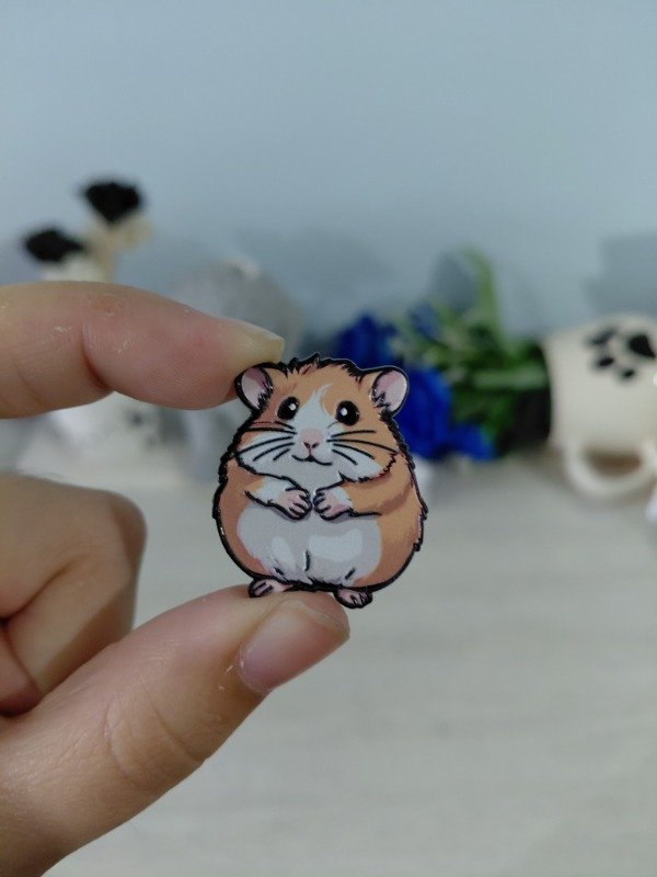 Producto - Pin metalizado - Hamster #1340