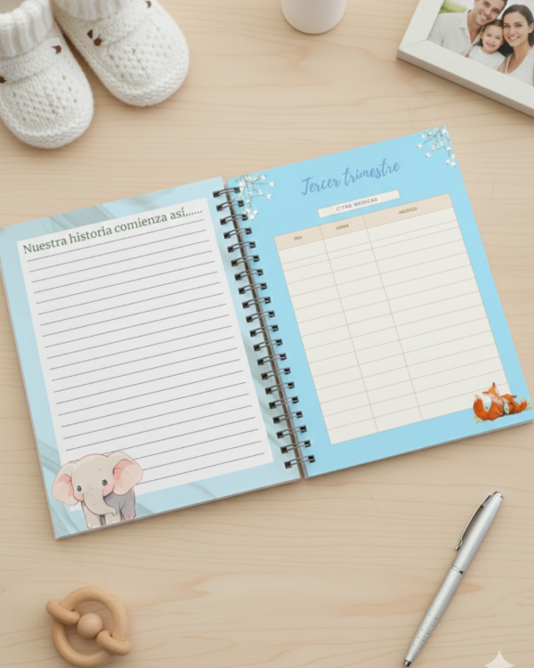 Producto - Diario de Embarazo y Primer Año (PDF Imprimible): Tu Sistema de Gestión Familiar - 2
