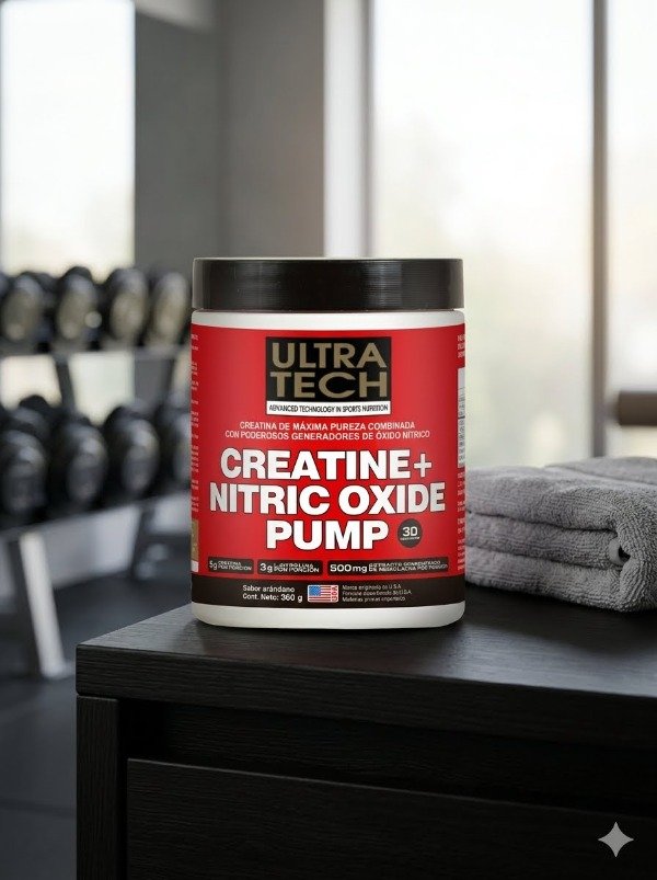 Producto - Creatine + Nitric Oxide Pump Ultra Tech Fuerza Congestion Y Rendimiento