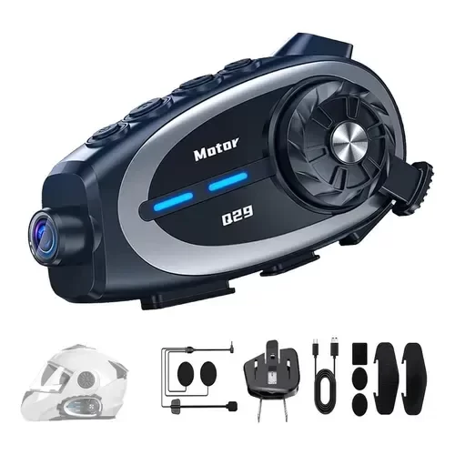 Producto - MT-Q29 AURICULAR INTERCOM PARA MOTO CON CAMARA