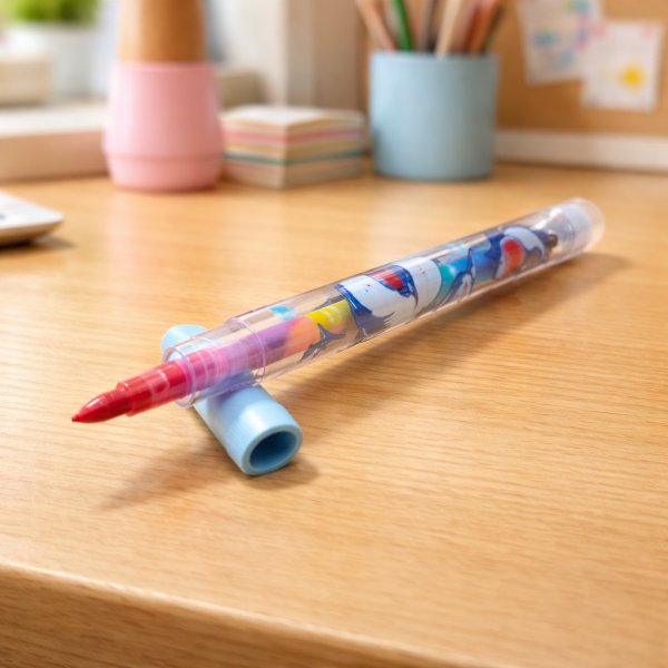 Producto - Crayones Borrables Tiburón con Tapa de Goma 7193