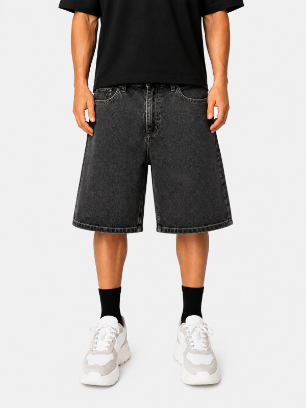Producto - Bermuda Baggy Gris Oscura - 0