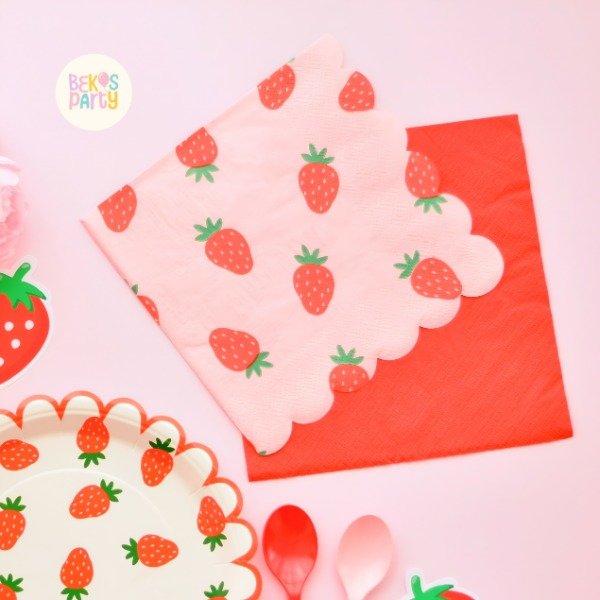 Producto - Servilletas Frutillas x 10