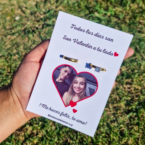 Producto - San Valentin anillos personalizado