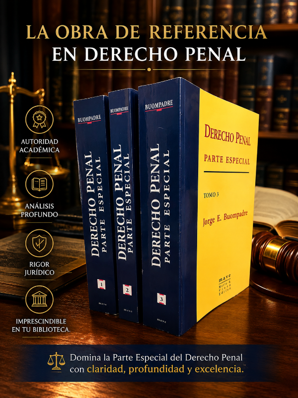 Producto - Derecho penal parte especial. Buompadre 3 tomos