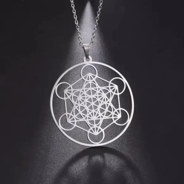 Producto - DIJE DE ACERO QUIRURJICO - METATRON (Diámetro 2,5 cm) - 2