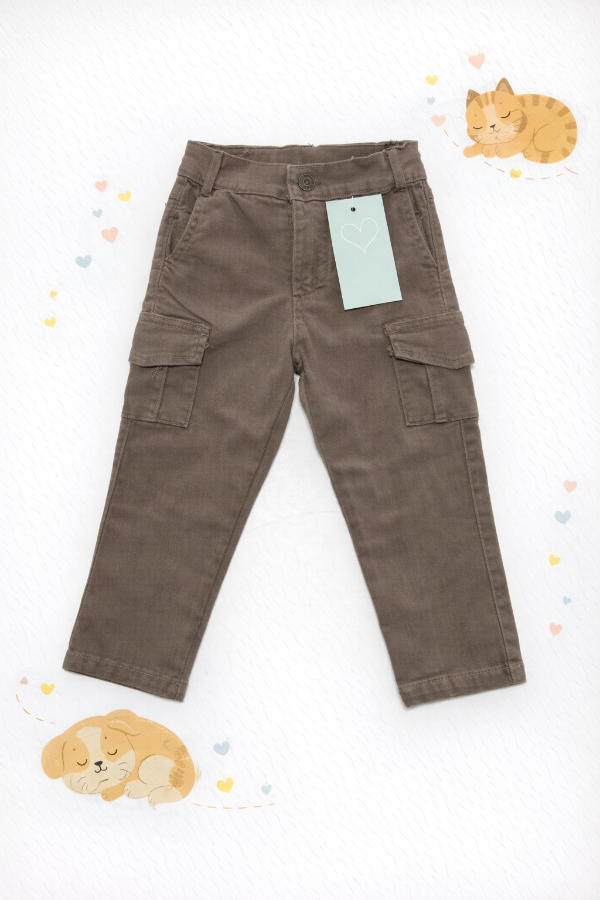 Producto - Chupin cargo gabardina tostado GR2