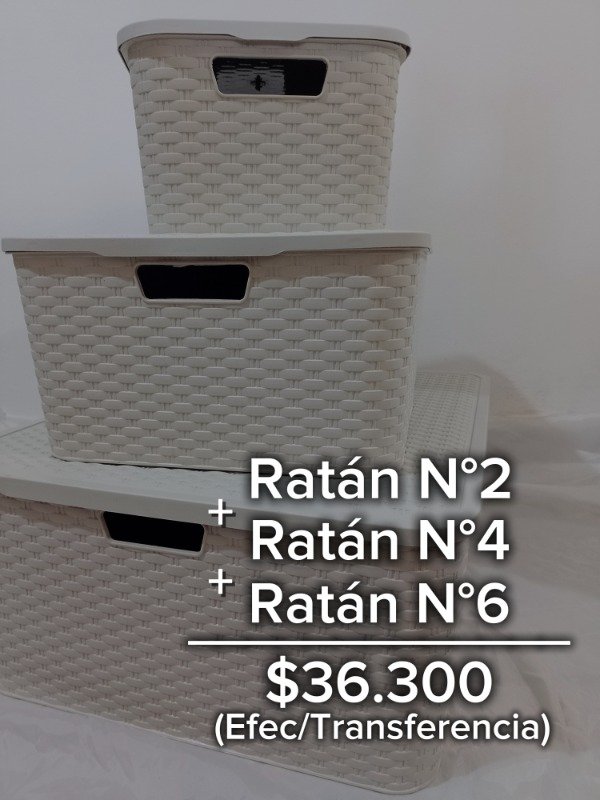 Producto - Combo Ratán N6 + N4 + N2