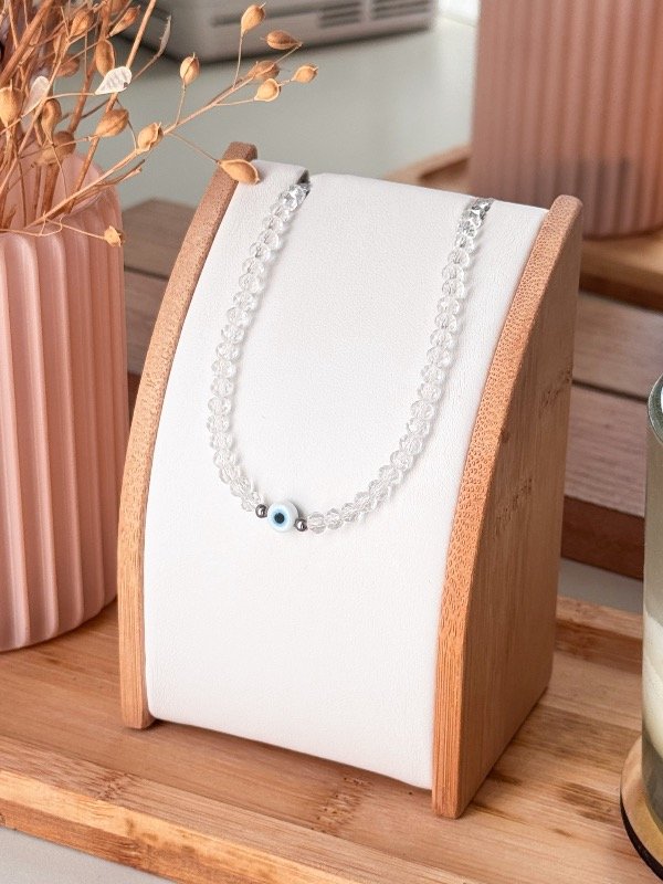 Producto - collar cristal ojo turco
