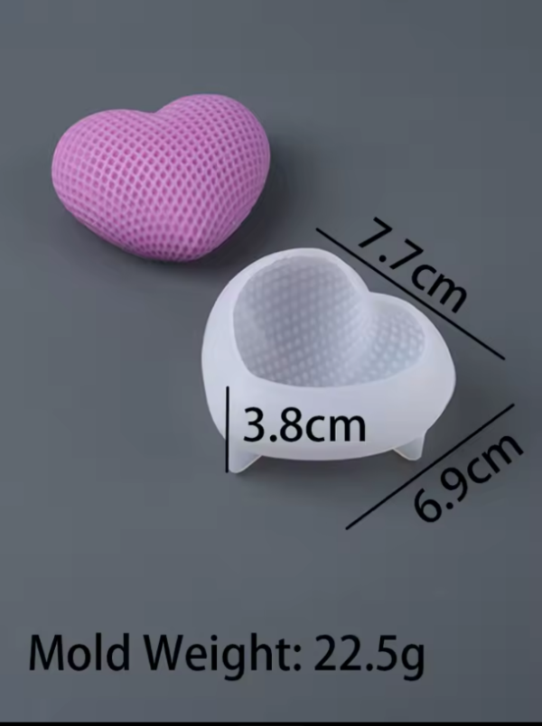 Producto - MOLDE CORAZON TEJIDO MEDIANO