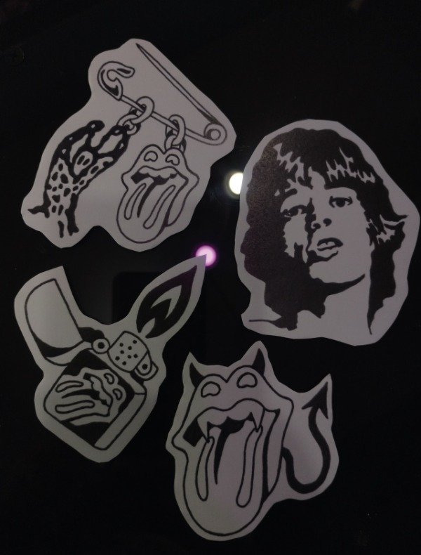 Producto - Stickers STONED - Set x 4