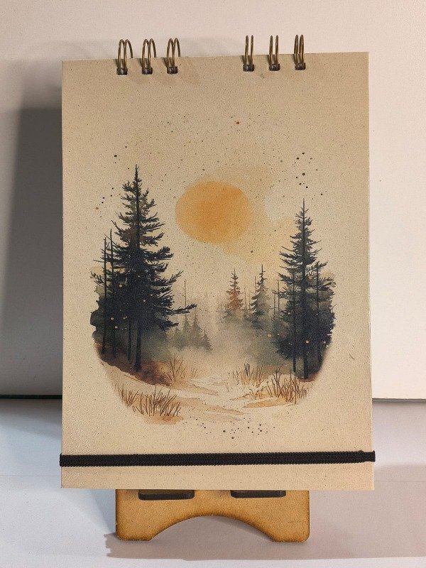 Producto - Bitácora artesanal para dibujo (Cod. 0327)