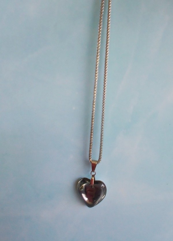Producto - Collar corazon negro