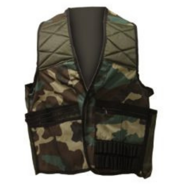 Producto - CHALECO DE CAZA CAMUFLADO EJÉRCITO (PERDICERO)