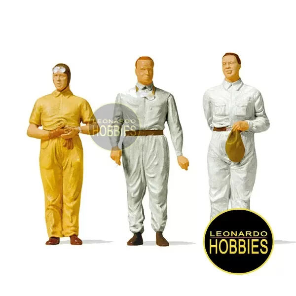 Producto - Pilotos de Carrera Clásicos (3 Modelos) Escala 1/43 Preiser 65344