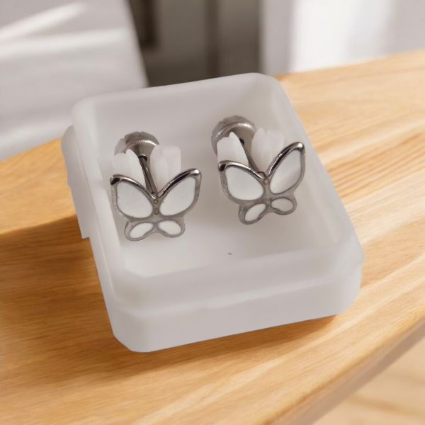 Producto - Abridor acero mariposa blanca