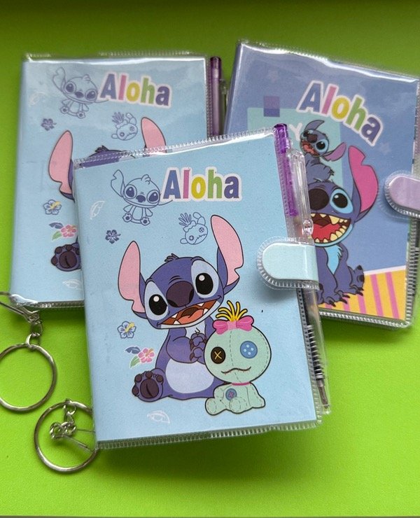 Producto - Libreta llavero con lapicera Stich Capybara