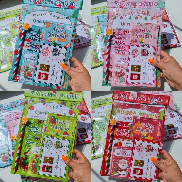 Producto - kit de cartas para SANTA