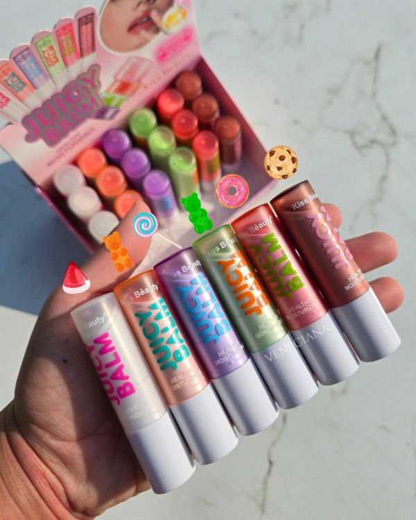 Producto - Caja x24 Juicy Balm Kiss Beauty
