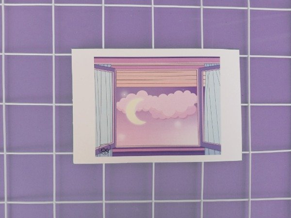 Producto - Lámina City Pop - Ventana (A5)