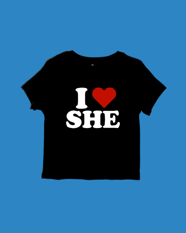 Baby Tee I Love She - Lali
