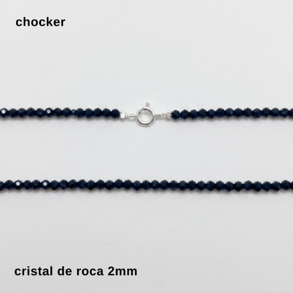 Producto - CHO #FP - Chocker cristal de roca continuo 2mm (DOLAR)