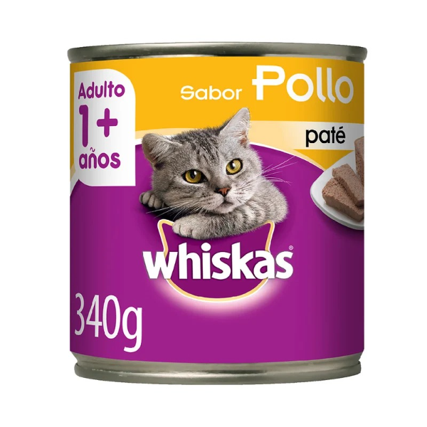 Producto - WHISKAS LATA AdultoO POLLO x 340 Grs