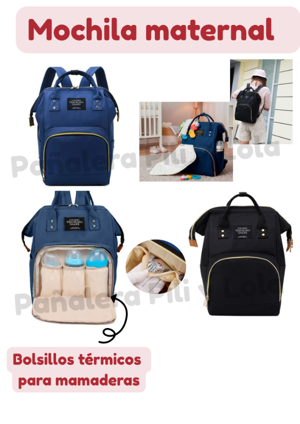 Producto - Mochila maternal lisa