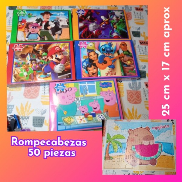 Producto - Rompecabezas 50 piezas de cartón