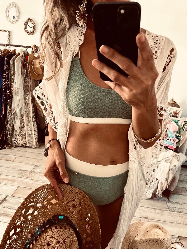 Producto - Bikini Vogue verde off withe